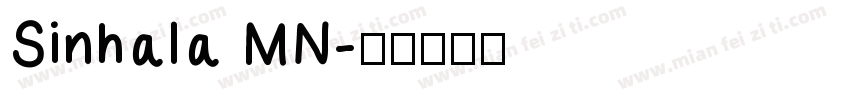 Sinhala MN字体转换